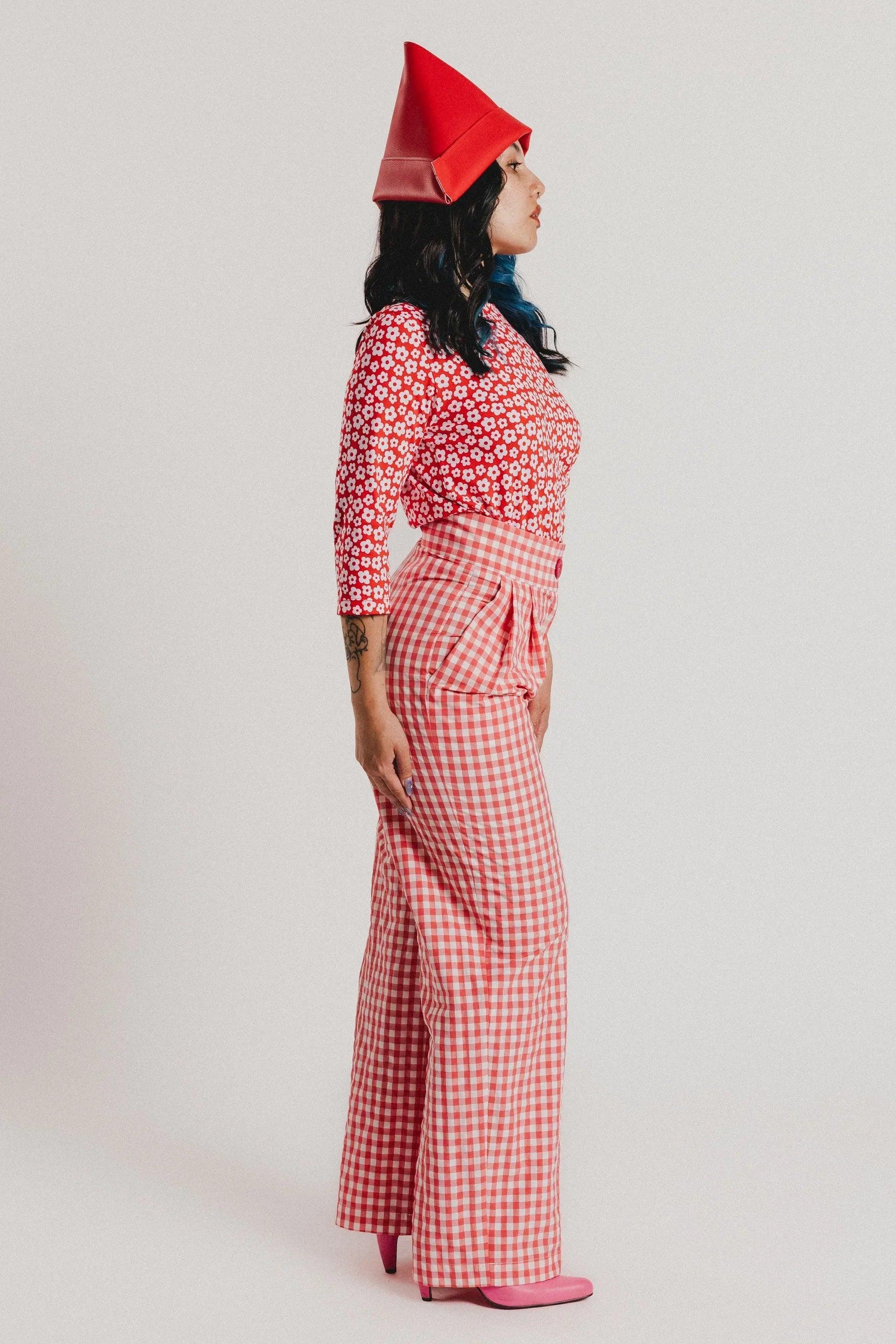 PANTALON VICHY ROJO - Image 5